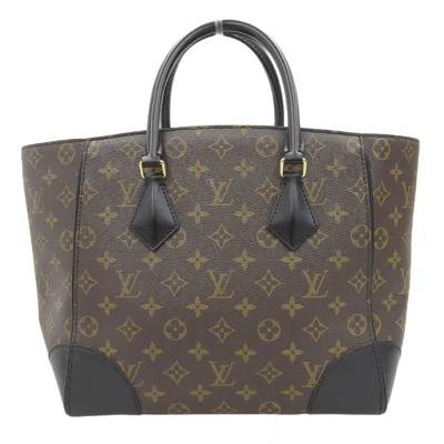Pre-owned Louis Vuitton Black Monogram Noir Monogram Tote Bag ()