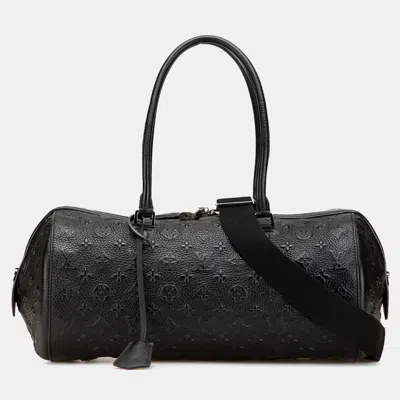 Pre-owned Louis Vuitton Black Monogram Revelation Neo Papillon Gm