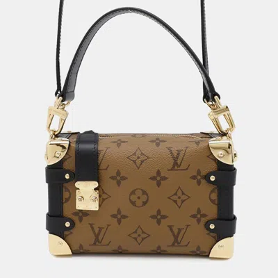 Pre-owned Louis Vuitton Side Trunk Noir Monogram Reverse Canvas Size Pm