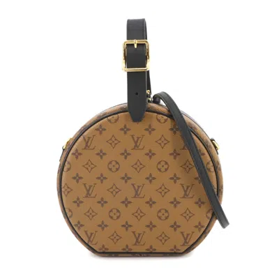 Pre-owned Louis Vuitton Black Monogram Reverse Monogram Reverse Shoulder Bag ()