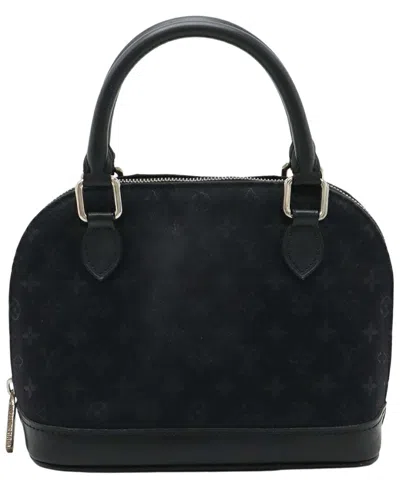Louis Vuitton Black Monogram Satin Little Alma (authentic Pre-loved)