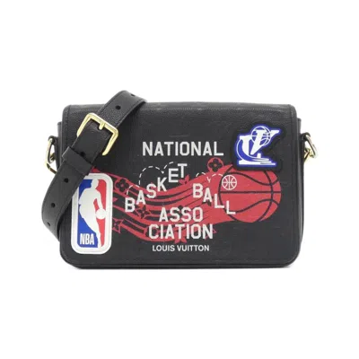 Pre-owned Louis Vuitton Black Monogram Shoulder Bag ()