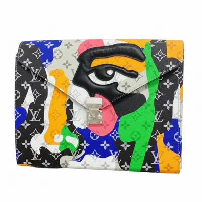 Pre-owned Louis Vuitton Black Multi-color Clutch Bag ()