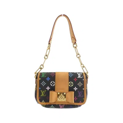 Pre-owned Louis Vuitton Black Multi-color Monogram Multicolore Shoulder Bag ()