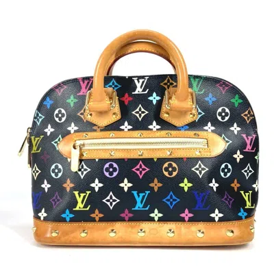Pre-owned Louis Vuitton Black Multi-color Noir Monogram Multicolore Handbag Tote Bag ()