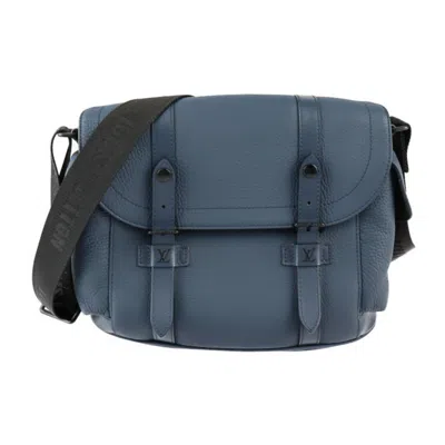 Pre-owned Louis Vuitton Black Navy Blue Handbag Shoulder Bag Tote Bag () In Black, Navy Blue