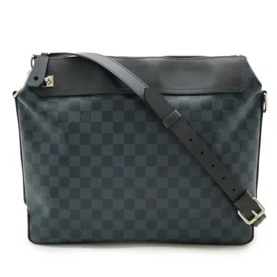 Pre-owned Louis Vuitton Black Navy Pvc Shoulder Bag ()