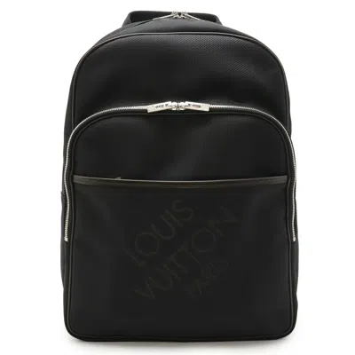 Pre-owned Louis Vuitton Black Noir Damier Geant Backpack ()