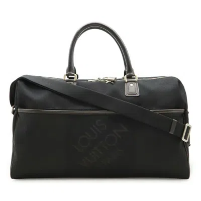 Pre-owned Louis Vuitton Black Noir Damier Geant Boston Bag Shoulder Bag ()