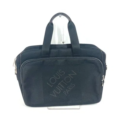 Pre-owned Louis Vuitton Black Noir Damier Geant Briefcase Tote Bag ()