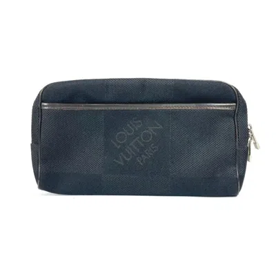 Pre-owned Louis Vuitton Black Noir Damier Geant Fanny Pack Shoulder Bag Sling Bag ()