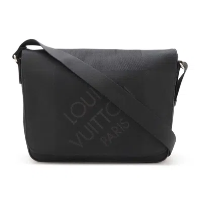 Pre-owned Louis Vuitton Black Noir Damier Geant Shoulder Bag ()