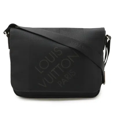 Pre-owned Louis Vuitton Black Noir Damier Geant Shoulder Bag ()