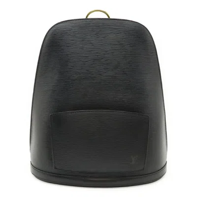 Pre-owned Louis Vuitton Black Noir Epi Leather Backpack ()