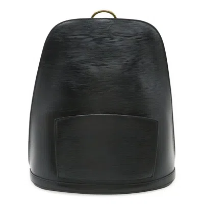 Pre-owned Louis Vuitton Black Noir Epi Leather Backpack Shoulder Bag ()
