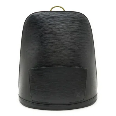 Pre-owned Louis Vuitton Black Noir Epi Leather Backpack Shoulder Bag ()