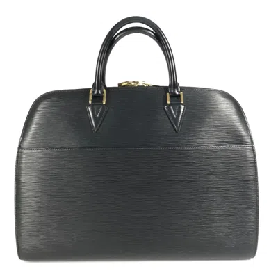 Pre-owned Louis Vuitton Black Noir Epi Leather Boston Bag Handbag Tote Bag ()