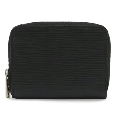 Pre-owned Louis Vuitton Black Noir Epi Leather Coin Purse/coin Case () In Black, Noir