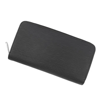 Pre-owned Louis Vuitton Black Noir Epi Leather Coin Purse/coin Case () In Black, Noir