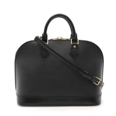 Pre-owned Louis Vuitton Black Noir Epi Leather Handbag Shoulder Bag ()