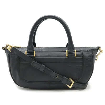 Pre-owned Louis Vuitton Black Noir Epi Leather Handbag Shoulder Bag ()
