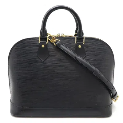 Pre-owned Louis Vuitton Black Noir Epi Leather Handbag Shoulder Bag ()