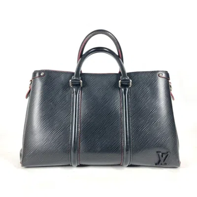 Pre-owned Louis Vuitton Black Noir Epi Leather Handbag Tote Bag ()