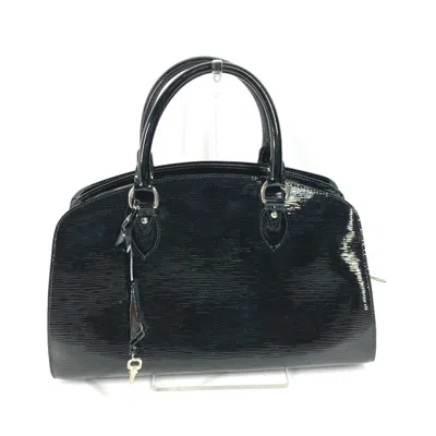 Pre-owned Louis Vuitton Black Noir Epi Leather Handbag Tote Bag ()