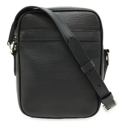 Pre-owned Louis Vuitton Black Noir Epi Leather Pochette Shoulder Bag ()