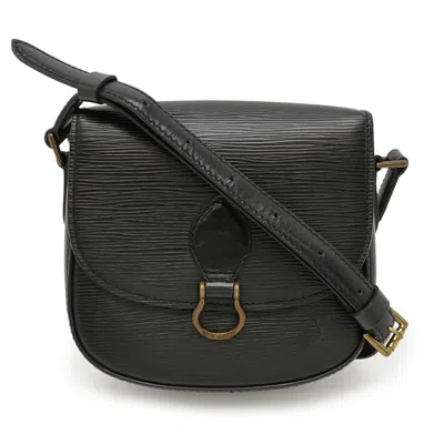 Pre-owned Louis Vuitton Black Noir Epi Leather Pochette Shoulder Bag ()