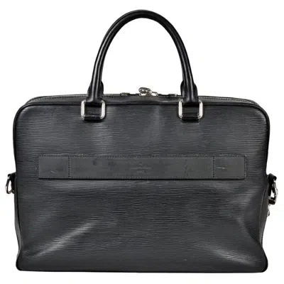 Pre-owned Louis Vuitton Black Noir Epi Leather Shoulder Bag ()