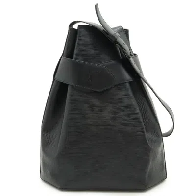 Pre-owned Louis Vuitton Black Noir Epi Leather Shoulder Bag ()