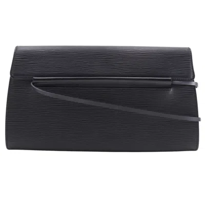 Pre-owned Louis Vuitton Black Noir Epi Leather Shoulder Bag ()