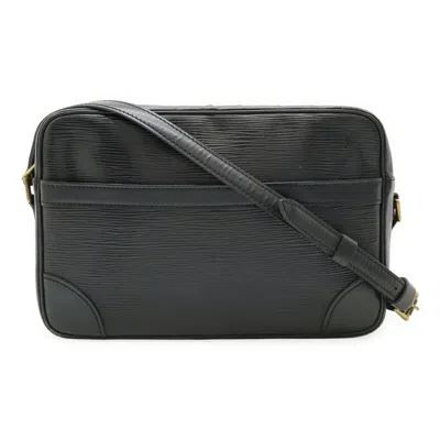 Pre-owned Louis Vuitton Black Noir Epi Leather Shoulder Bag ()