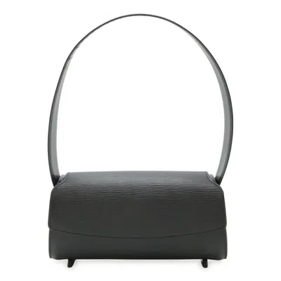 Pre-owned Louis Vuitton Black Noir Epi Leather Shoulder Bag ()