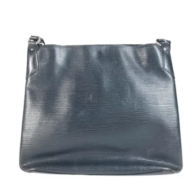 Pre-owned Louis Vuitton Black Noir Epi Leather Shoulder Bag ()