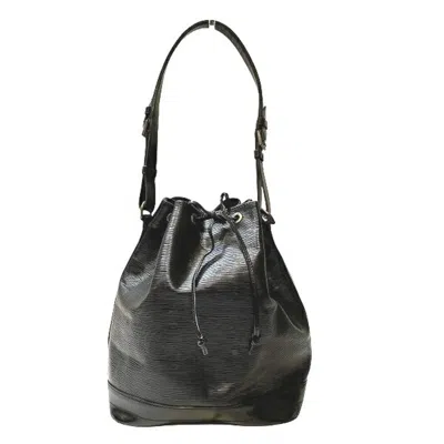 Pre-owned Louis Vuitton Black Noir Epi Leather Shoulder Bag ()