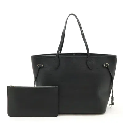 Pre-owned Louis Vuitton Black Noir Epi Leather Shoulder Bag Tote Bag ()