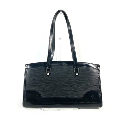 Pre-owned Louis Vuitton Black Noir Epi Leather Shoulder Bag Tote Bag ()