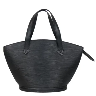 Pre-owned Louis Vuitton Black Noir Epi Leather Tote Bag ()