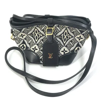 Pre-owned Louis Vuitton Black Noir Jacquard Pochette Shoulder Bag ()