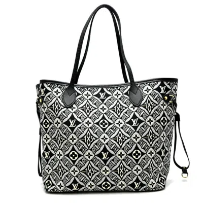 Pre-owned Louis Vuitton Black Noir Jacquard Tote Bag ()