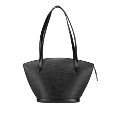 Pre-owned Louis Vuitton Black Noir Leather Handbag Shoulder Bag ()