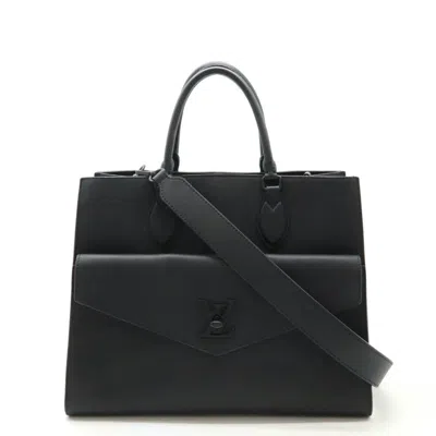 Pre-owned Louis Vuitton Black Noir Leather Handbag Shoulder Bag ()
