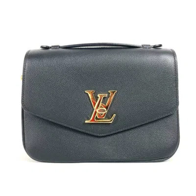 Pre-owned Louis Vuitton Black Noir Leather Handbag Shoulder Bag ()