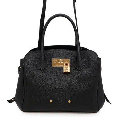 Pre-owned Louis Vuitton Black Noir Leather Handbag Shoulder Bag ()