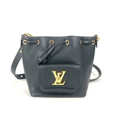 Pre-owned Louis Vuitton Black Noir Leather Handbag Shoulder Bag ()