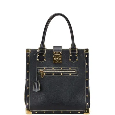 Pre-owned Louis Vuitton Black Noir Leather Handbag Tote Bag ()