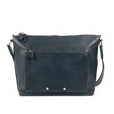 Pre-owned Louis Vuitton Black Noir Leather Messenger Bag Shoulder Bag ()