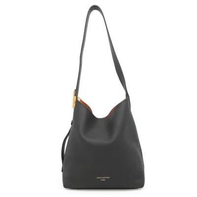 Pre-owned Louis Vuitton Black Noir Leather Shoulder Bag ()